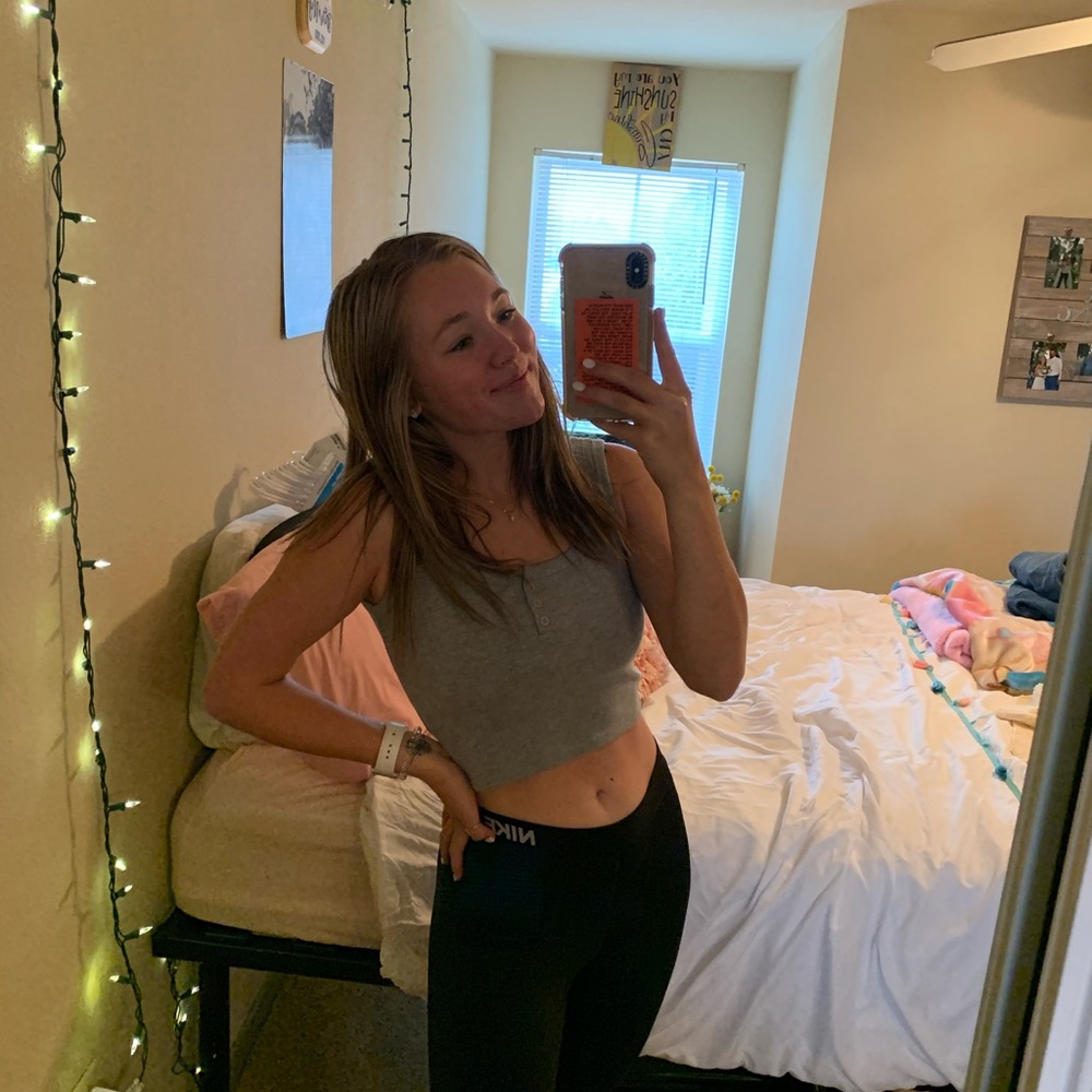 NWOT grey shein tank